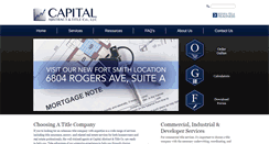 Desktop Screenshot of capitalabstracttitle.com
