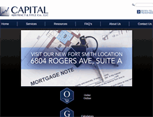 Tablet Screenshot of capitalabstracttitle.com
